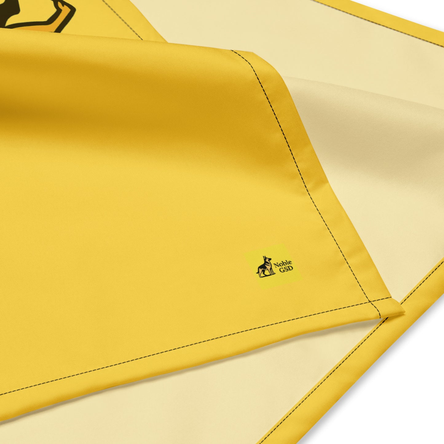 Noble GSD Premium Dog Bandana – Yellow