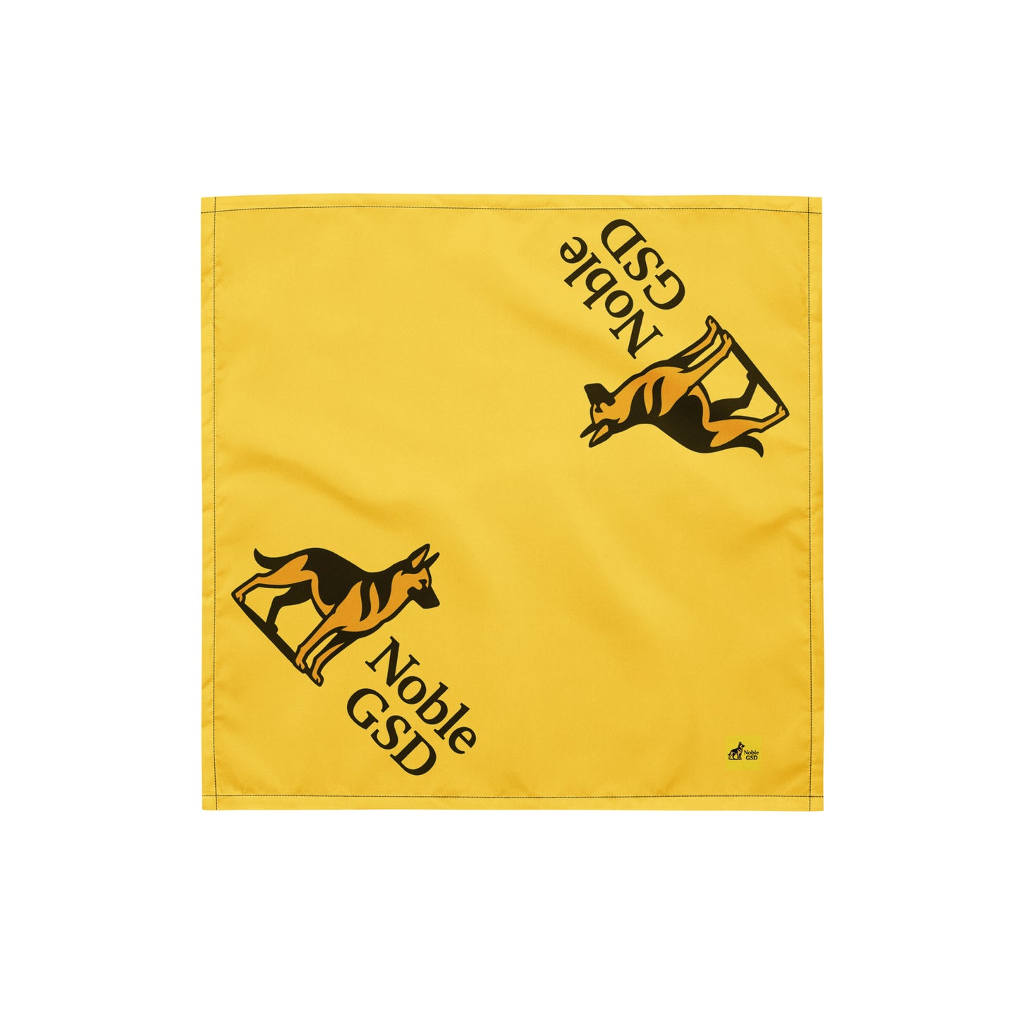Noble GSD Premium Dog Bandana – Yellow